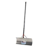 Garant NAP24L Snow Pusher, 24 in W Blade, Aluminum Blade, Hardwood Handle, Shock-Absorbing Handle, 48 in L Handle